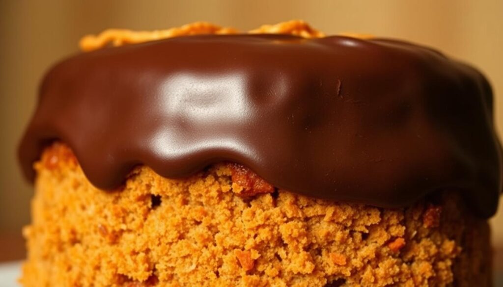 bolo de cenoura com cobertura de chocolate