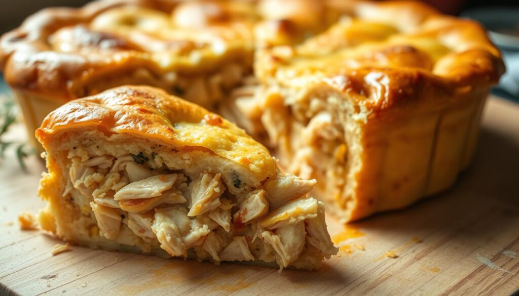 torta de frango de liquidificador