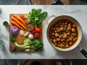 Preparando a massa do bolo